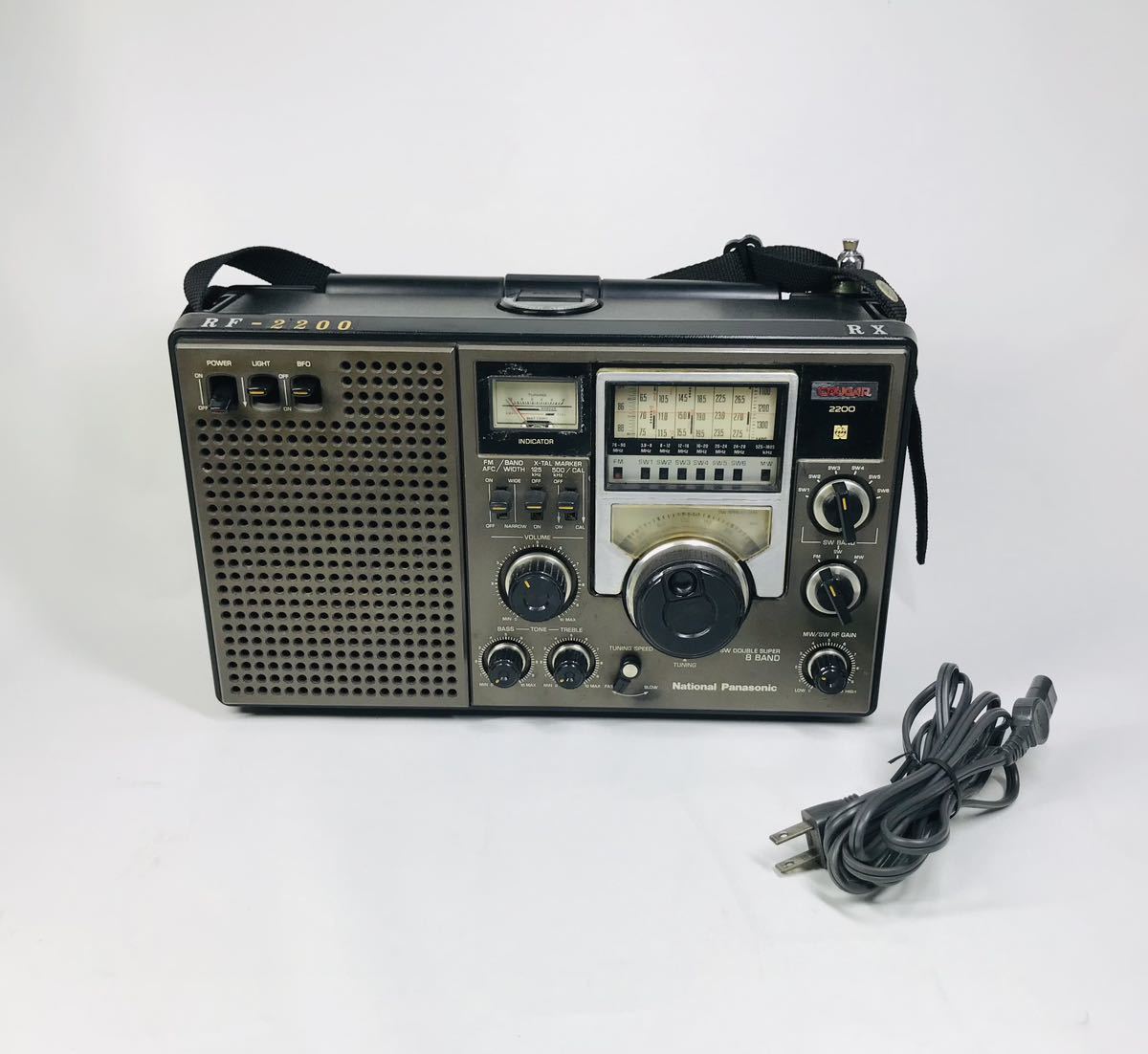 National Panasonic ナショナル パナソニック COUGAR クーガー ラジオ RF-2200 クーガー2200 Panasonic National クーガー BCLラジオ