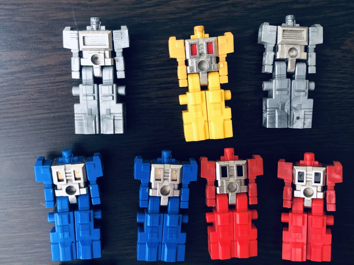 旧タカラ 合体戦士 ブロックマン 15体セット トランスフォーマー 昭和