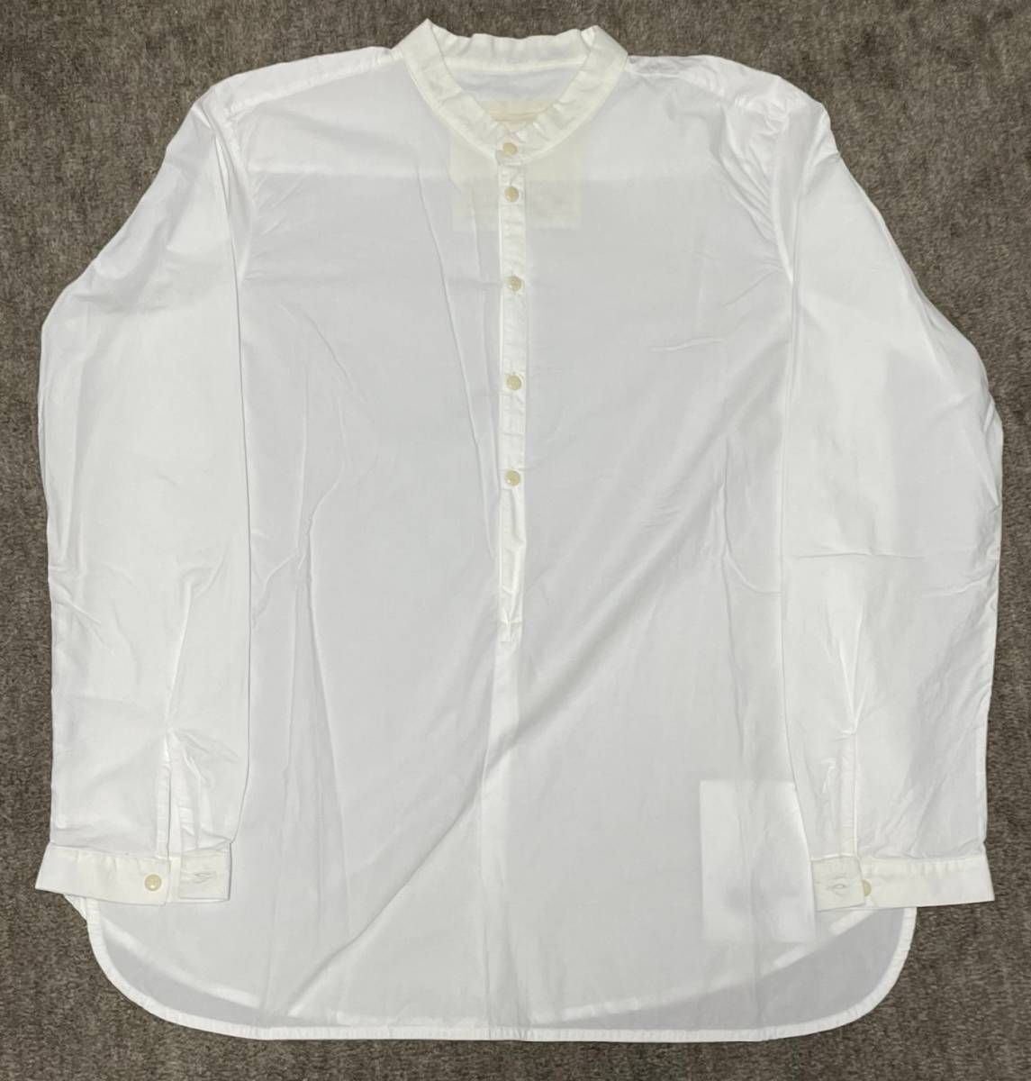 【ついに再販開始！】 【新品】toogood トゥーグッド【THE BOTANIST SHIRT】ザボタニストシャツ スタンドカラー ロングスリーブサイズ：5ホワイト XLサイズ以上