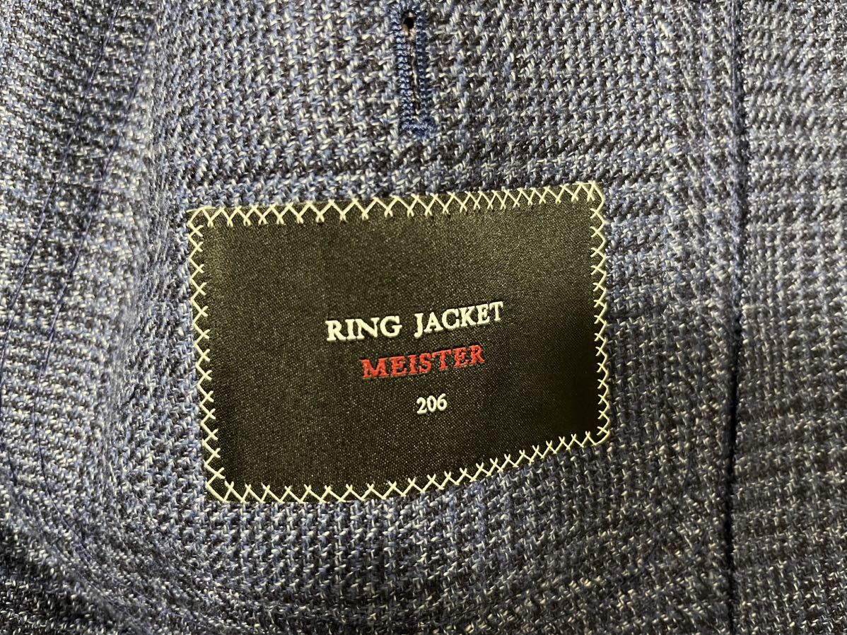 未使用 リングヂャケット RINGJACKET 44 ネイビー マイスター206