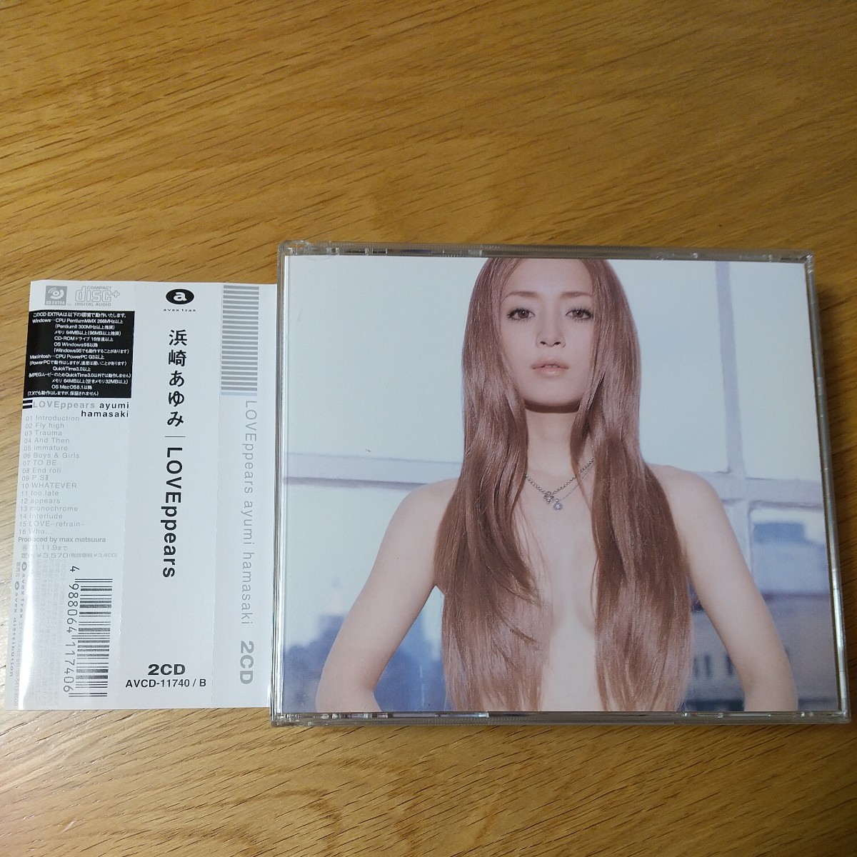 帯付き】浜崎あゆみ CDアルバム LOVEppears 2ndアルバム 2CD あゆ
