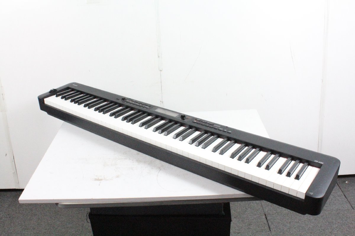 CASIO CDP-S350 BK 電子ピアノ キーボード デジタルピアノ 88鍵盤 カシオ 【保証品】
