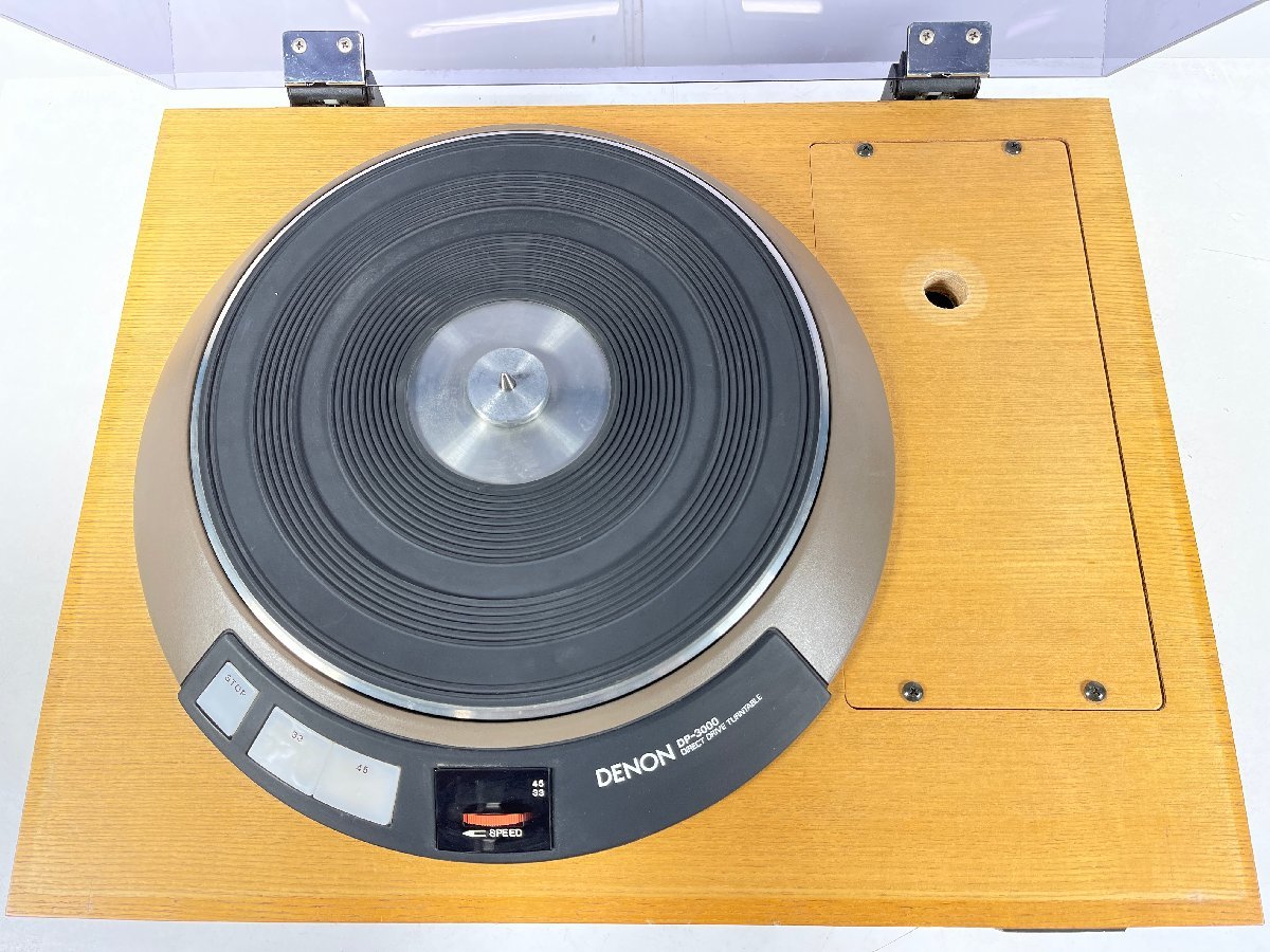DENON デノン DP-3000 DK-100 ターンターブル レコードプレーヤー