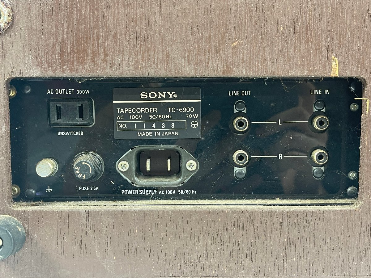 SONY Sony TC-6900 open reel deck TYPE R-7MB metal reel [ present condition goods ]