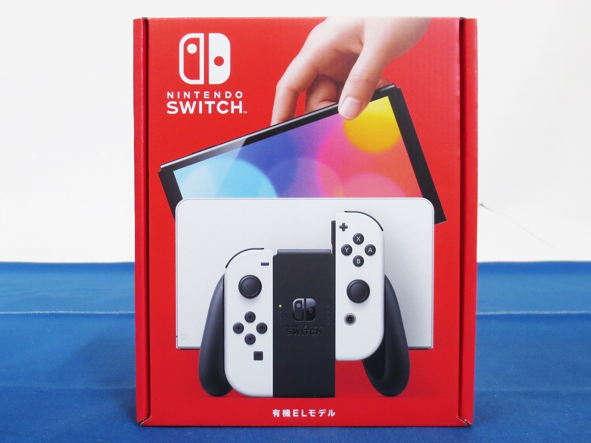 1円～☆未使用☆Nintendo Switch本体≪18≫ 有機ELモデル ホワイト ニンテンドースイッチ ※付属品完備※ (2078) 