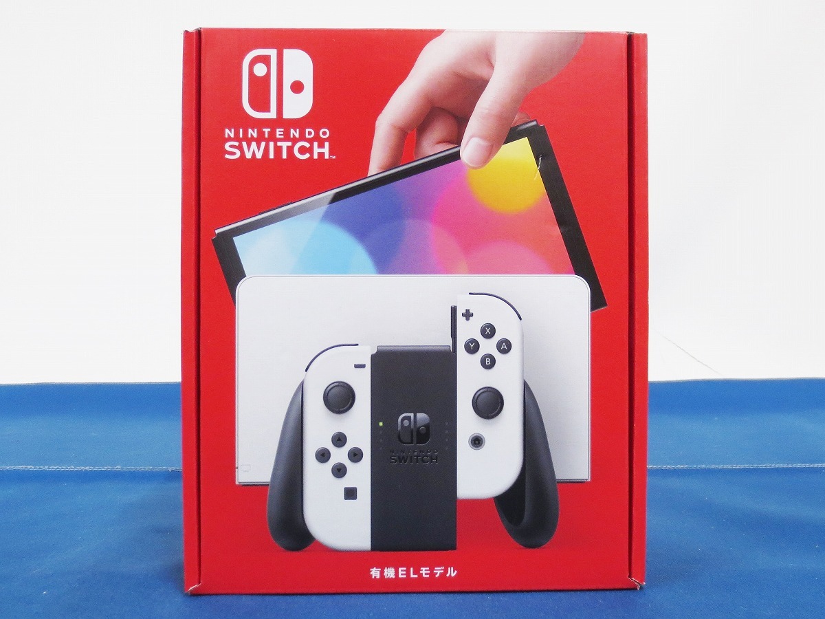 1円～☆未使用☆Nintendo Switch本体≪42≫ 有機ELモデル ホワイト ニンテンドースイッチ ※付属品完備※ (2169) 