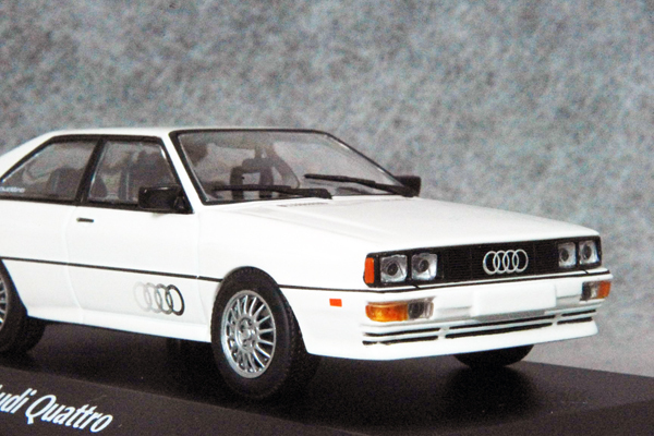 * 1/43 Audi = quattro / 1981 year white = Audi