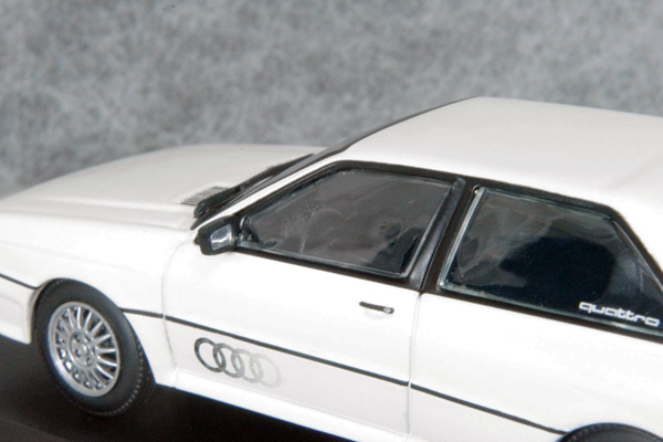 * 1/43 Audi = quattro / 1981 year white = Audi