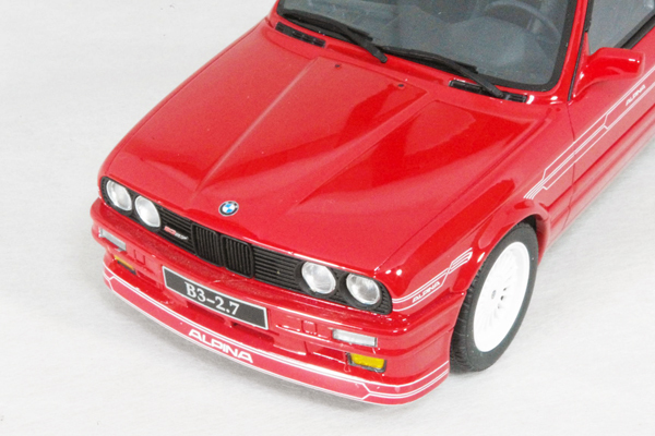 ● 1/18 アルピナ 〓 B3 2.7 ツーリング ( E30 ) / レッド 〓 BMW ALPINA_画像6