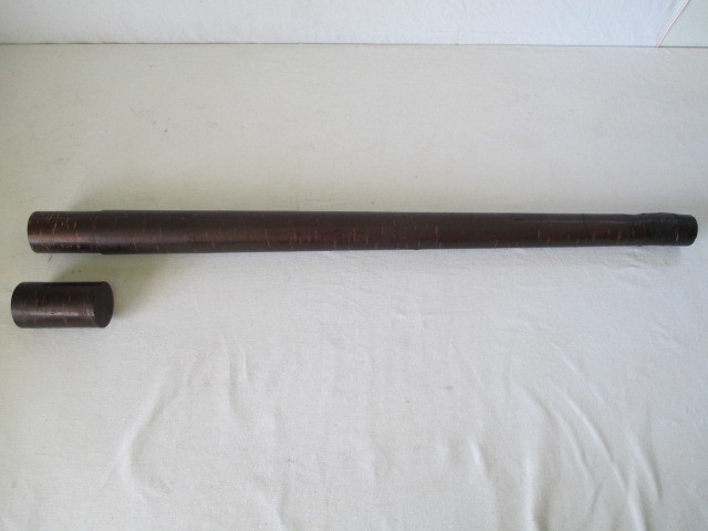 ◇TA7373◇珍品矢筒/桜皮細工/樺細工/秋田県産品/長さ97cm/傷みあり