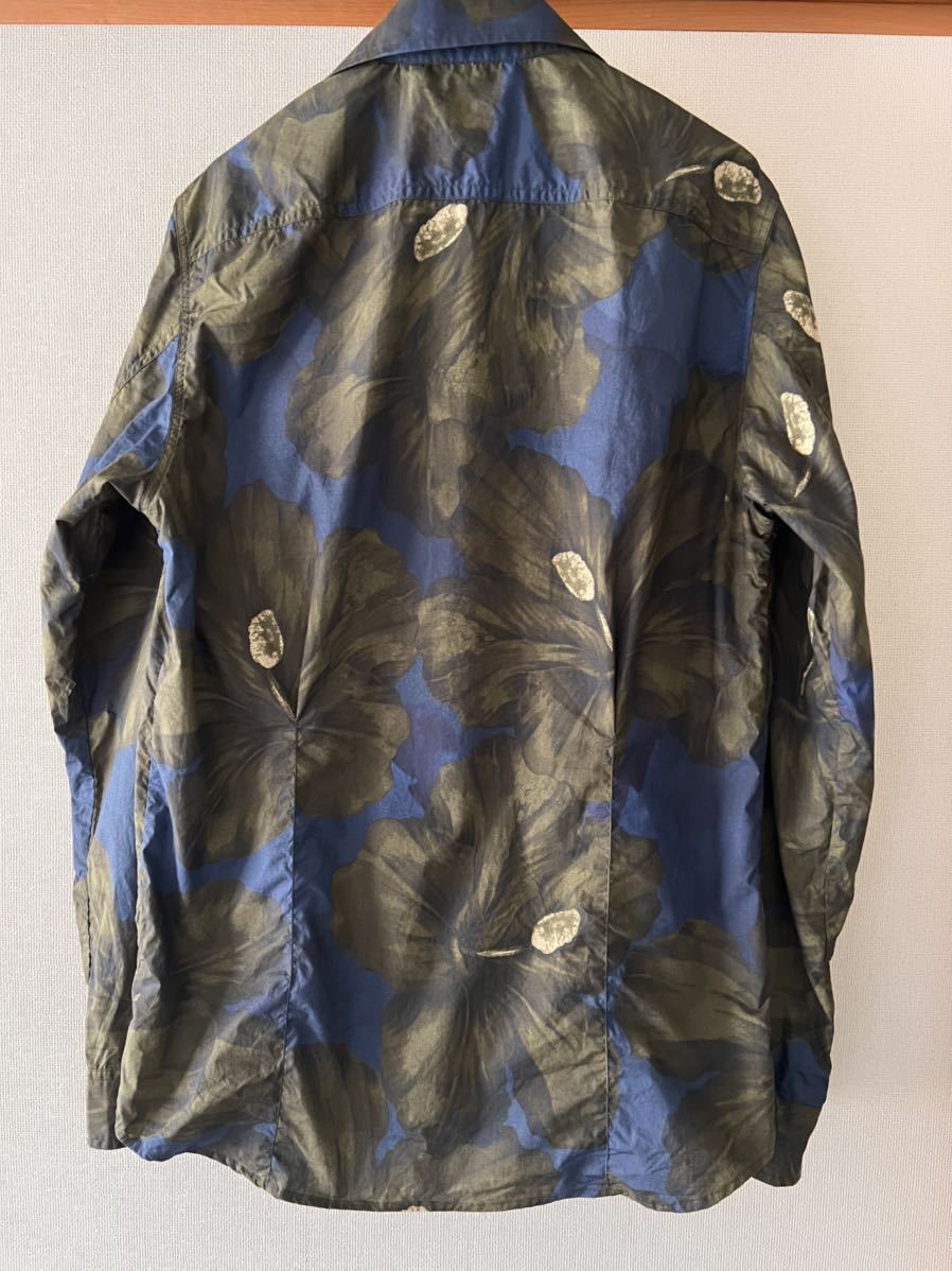 Dries van Noten ドリスヴァンノッテン ミリタリーシャツ プリント 柄