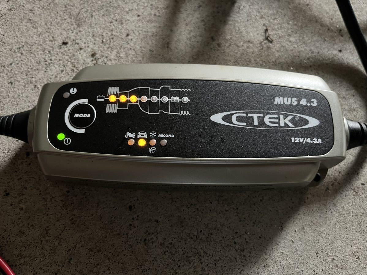 CTEK シーテック バッテリーチャージャー&メンテナー MUS4.3