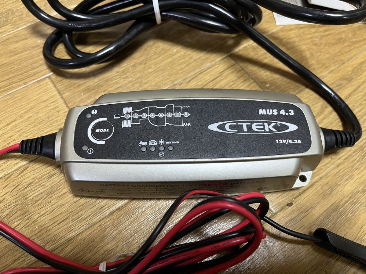 CTEK シーテック バッテリーチャージャー&メンテナー MUS4.3