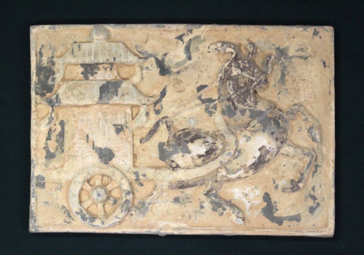 希少 数寄者放出品 色彩壁版 中国古美術 唐代 中国古玩 唐物