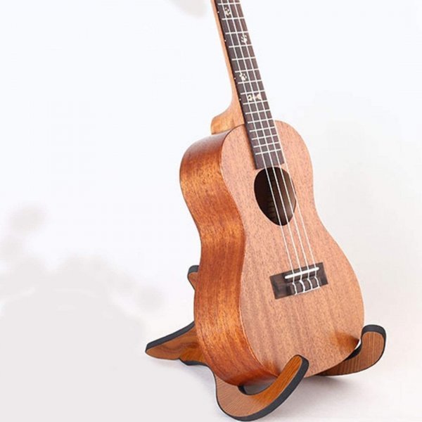 オープニング 大放出セール 木製 ウクレレ スタンド ミニギター バイオリン 組立 木目調 小型弦楽器