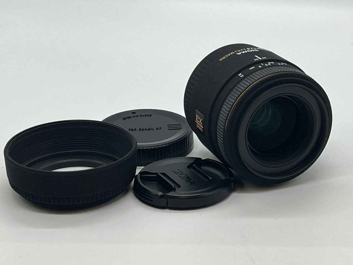 ○日本正規品○ ※フード付※ キャノン EX MACRO DG F2.8 50mm SIGMA