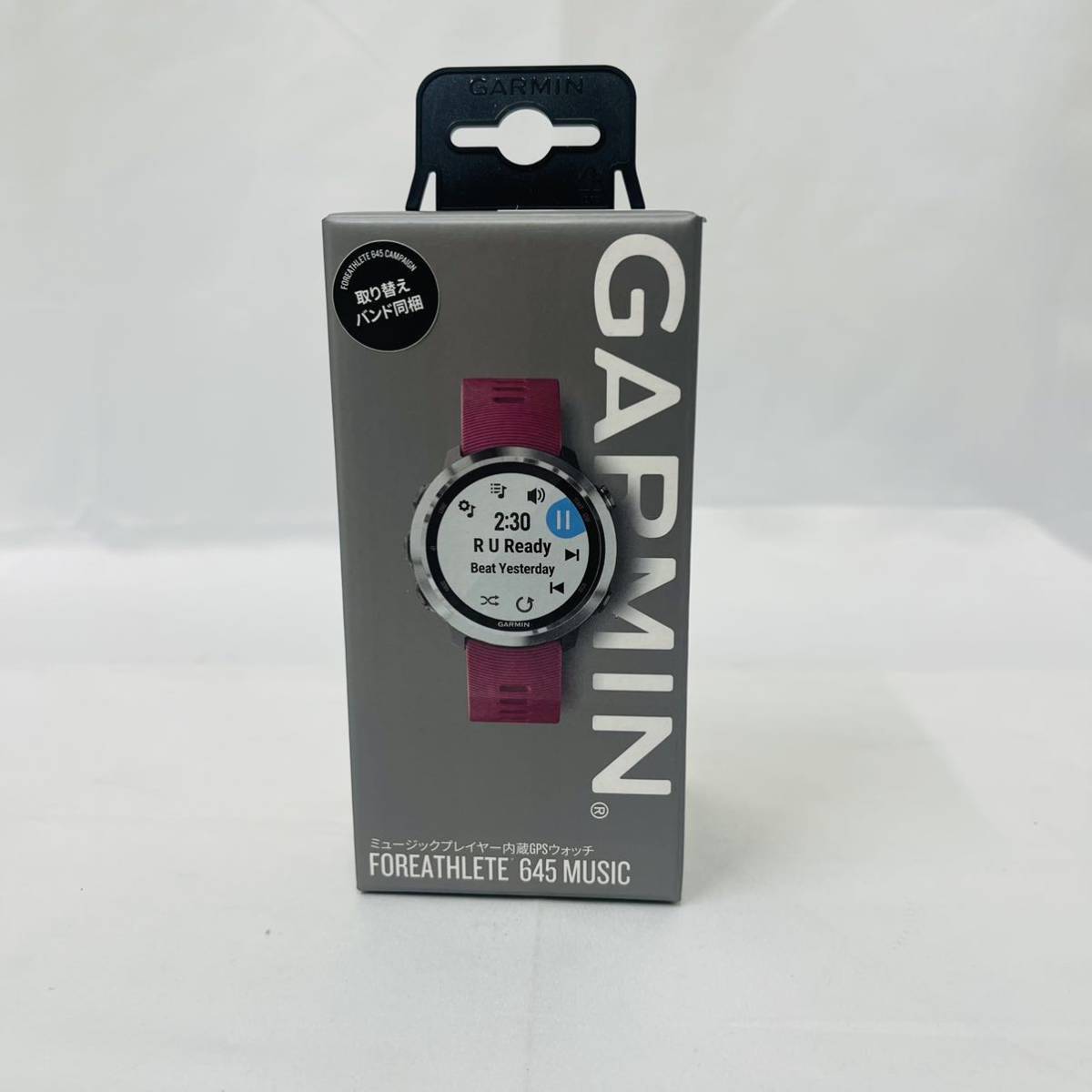 超美品の 【新品未開封】GARMIN ガーミンForeAthlete 645 Music Cerise