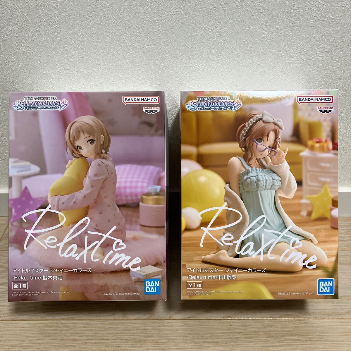 アイドルマスター -Relax time- フィギュア 市川雛菜 櫻木真乃 2体セット 未開封