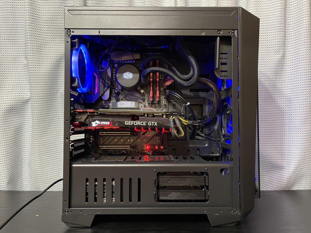 自作PC/Intel Core i7-8700K/msi GTX 1080Ti/RAM 32GB/SSD 512GB/HDD