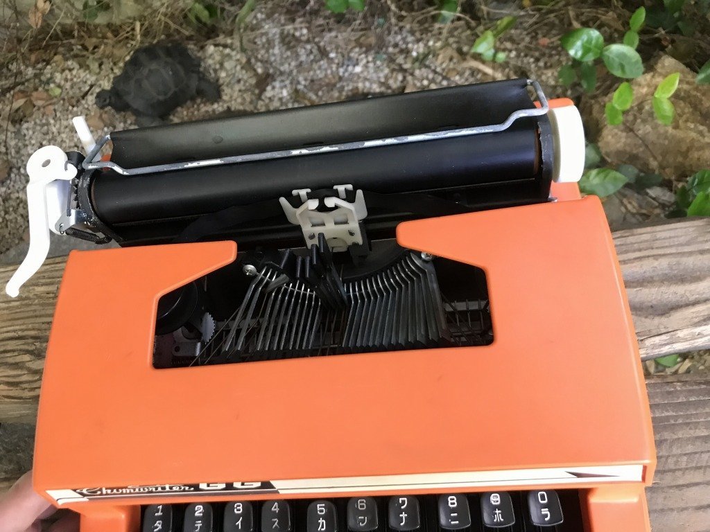 ★ 【希少 新品同様】 60～70年代頃 Tom Thumb typewriter タイプライター チャムライター アンティーク 電化製品 ブリキ超合金の画像9