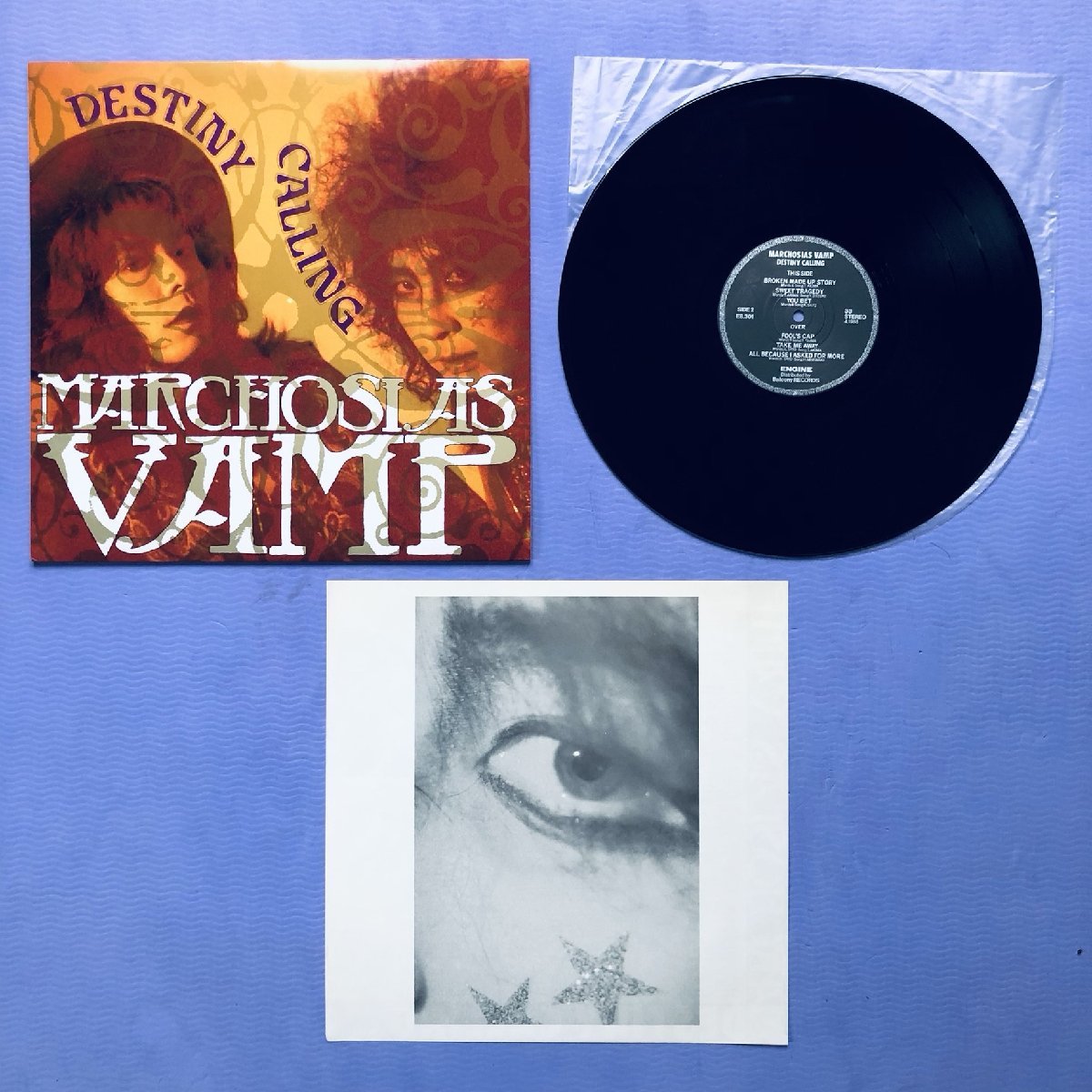 傷なし美盤 レア盤 マルコシアス・バンプ Marchosias Vamp 1988年 LPレコード デスティニー・コーリング Destiny Calling J-Rock イカ天_画像5
