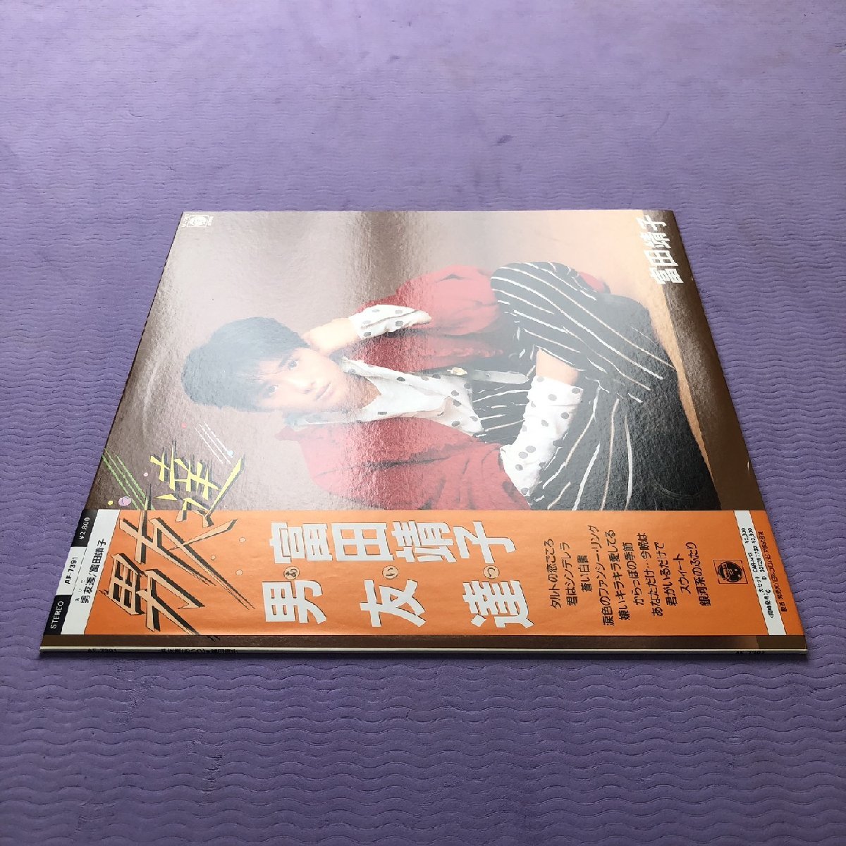  прекрасный запись прекрасный jacket прекрасный товар Tomita Yasuko Yasuko Tomita 1985 год LP запись мужчина .. с лентой J-Poptake кожа yukihite внутри ... Suzuki kissa blow приятный искривление предлагается 
