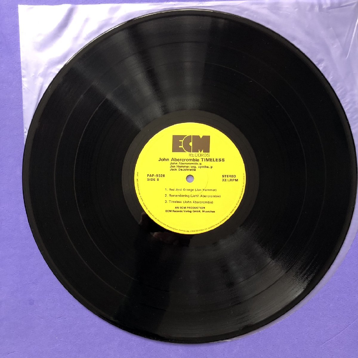 原信夫Collection 美盤 ジョン・アバークロンビー John Abercrombie 1975年 LPレコード Timeless 国内盤 Jan Hammer, Jack De Johnette_画像7