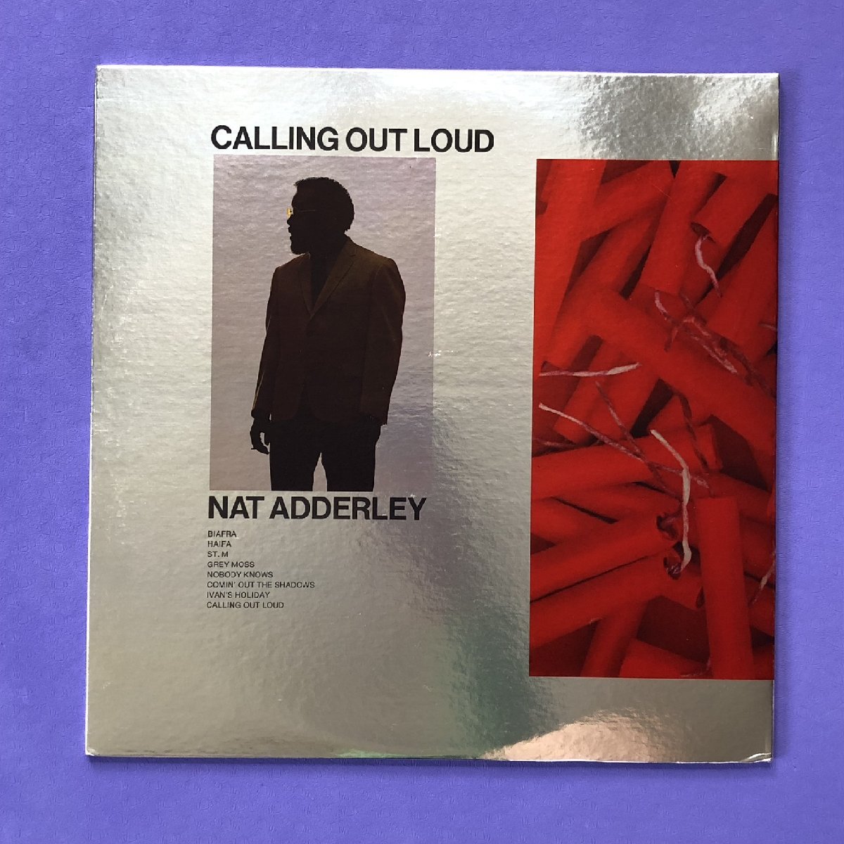 原信夫Collection 美盤 激レア 1969年米国オリジナルリリース盤 ナット・アダレイ Nat Adderley LPレコード Calling Out Loud :Ron Carter_画像2