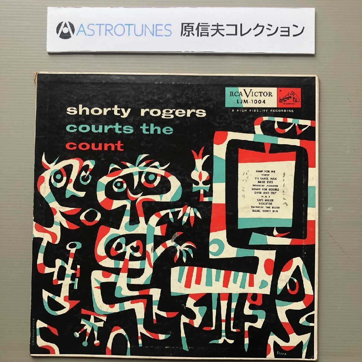 原信夫Collection 良盤 超貴重盤 1954年米国オリジナルリリース盤 ショーティー・ロジャース LPレコード Shorty Rogers Courts The Count_画像1