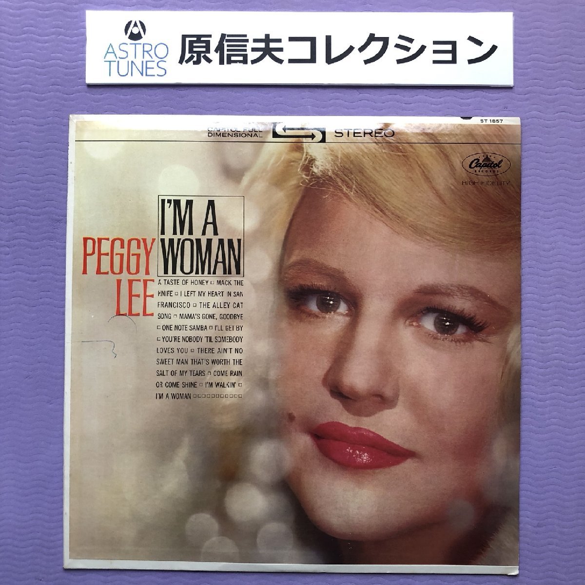 新品】 Woman: A I'm LPレコード Lee Peggy ペギー・リー 1963年米国