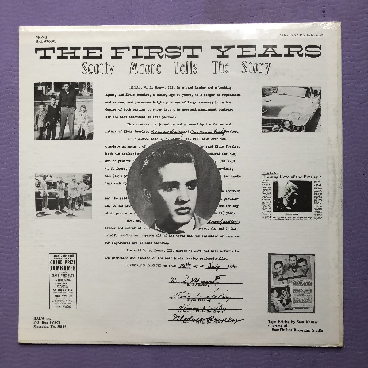 未開封新品 激レア エルヴィス・プレスリー Elvis Presley 1978年 LPレコード The First Years 米国盤 オリジナルリリース盤 Oldies_画像2