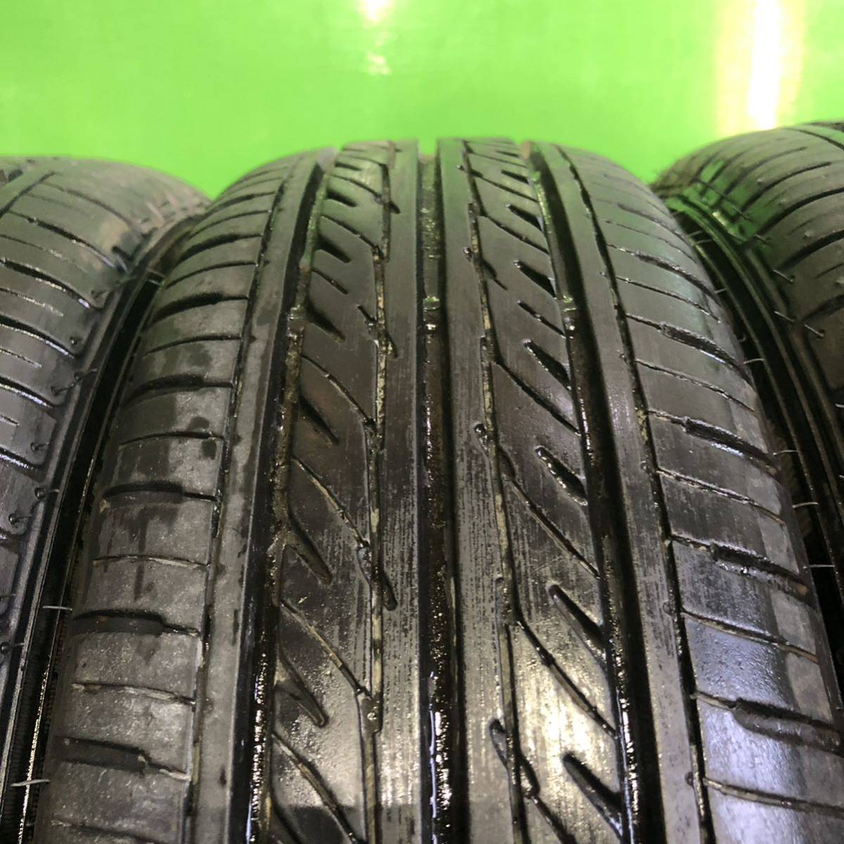 AC239-305 《20年製》GT ECOstage 155/65R13 73S バリ山 4本TOPY製 HONDA スチール 4.00B 4穴 100/110/114.3 +40 68mm ライフ ゼスト 等_画像4