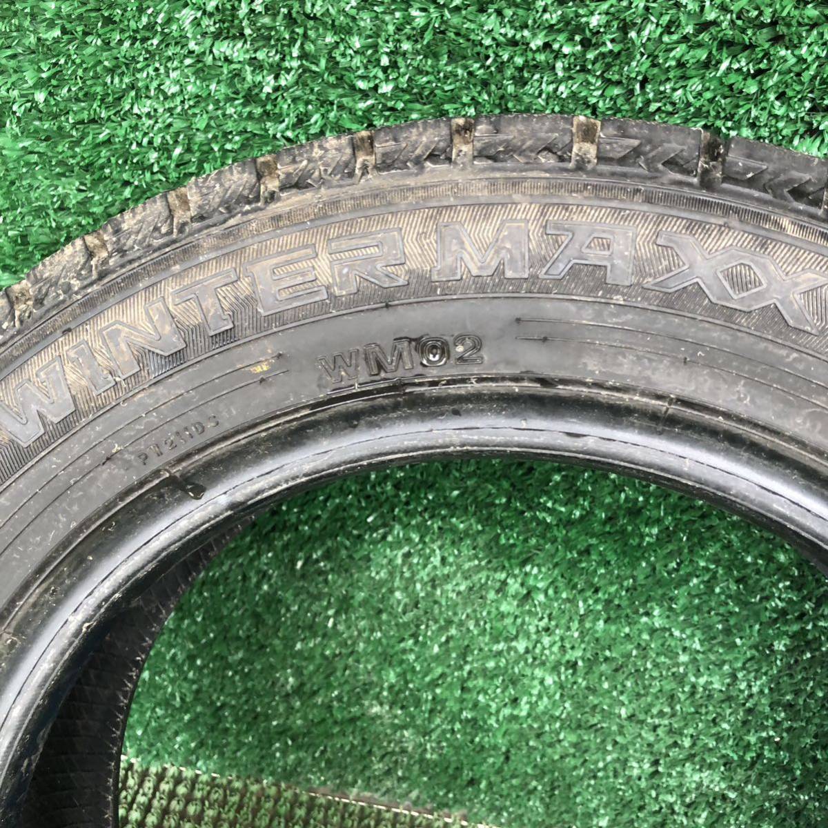 MB370-305 《 21年製 》ダンロップ WINTER MAXX WM02 超バリ溝 155/65R13 73Q スタッドレスタイヤ 2本セット_画像5