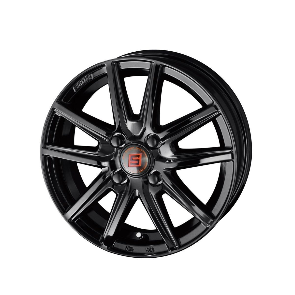 [業販限定販売] 冬用 4本セット 新品 SEIN SS (BLACK) 14インチ 5J+42 TOYO GIZ2(キズ ツー) 175/70R14 アクア/ポルテ/スイフト_画像3