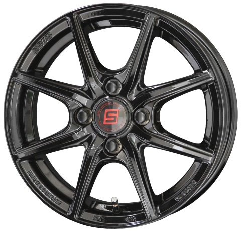 [業販限定販売] 冬用 4本セット 新品 SEIN EK (BLACK) 14インチ 5.5J+43 TOYO GIZ2(キズ ツー) 175/70R14 インサイト/ウィングロード_画像1