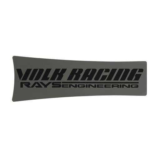 送料無料 RAYS メンテナンス メタルブラック プレスドダブルブラック 19インチ VOLK RACING TE37SL リペアスポークステッカー 1枚 No.10_画像1