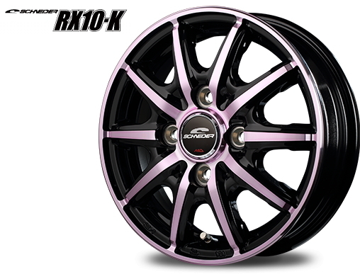 業販限定販売 新品 14インチ [SCHNEIDER RX10-K] [軽用] [155/65R14] [ムーブ/タント/ミラ] [BP/PINK] [ピンク]_画像1