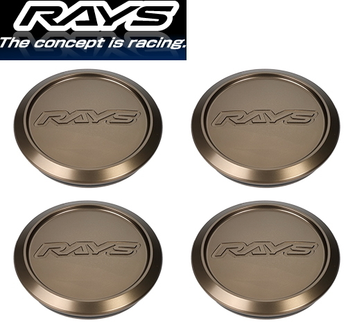 [送料無料] [正規品] [新品] [RAYS] [No.053 VR Center Cap Model-01 LOW BR] [センターキャップ] [4枚/4個] [S5-RR]_画像1