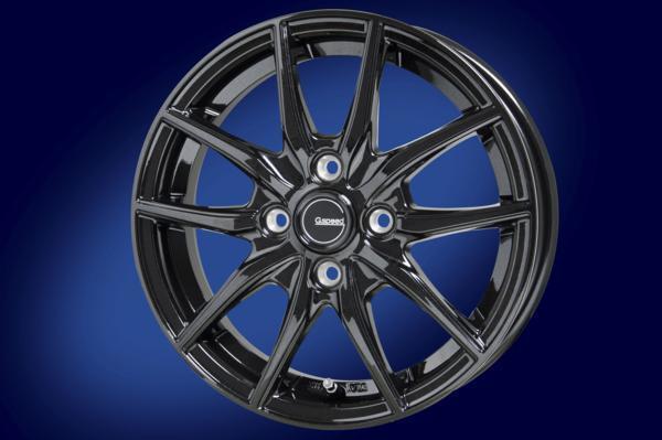 [業販限定販売] [新品] [15インチ] [軽量] [G.speed G-02] [5.5J+43] [175/65R15] [アクア/フィット] [ジースピード] [メタリックブラック]_画像2