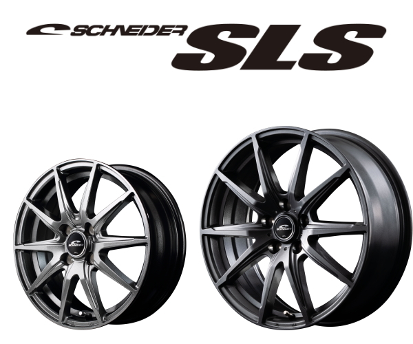 [業販限定販売] [冬用] 4本セット 新品 軽量 SCHNEIDER SLS 18インチ 7J+48 ブリヂストン VRX3 215/45R18 アイシス/セレナ/CR-Z_画像1