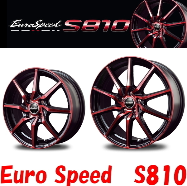 [業販限定販売] [新品] [冬用] EuroSpeed S810 [RED] 17インチ 5-100 特選 SNOW TIRES 215/50R17 インプレッサ/レガシィ_画像1