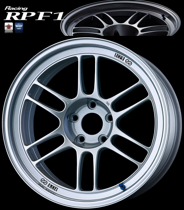 納期注意 業販品 直送品 ENKEI Racing RPF1 17インチ 10J+38 5-114.3 73φ S(シルバー) ホイール 4本 (個人宅)個人名での注文不可_画像1