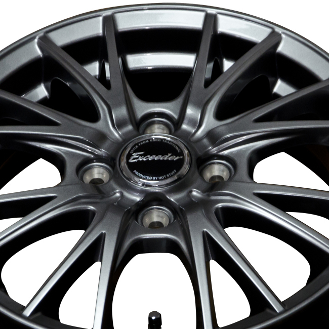 ●業販● 冬用 新品 18インチ ブリヂストン VRX3 [Exceeder E05] [7.5J+55] [215/45R18] [ノア/ヴォクシー] [エクシーダ] シルバー_画像2