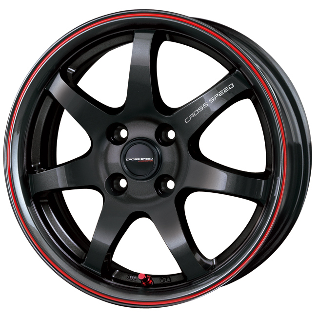 業販限定販売 冬用 軽量 CROSS SPEED HYPER EDITION CR7 15インチ 5.5J+43 ダンロップ WM03 175/65R15 アクア/スイフト/フィット_画像3