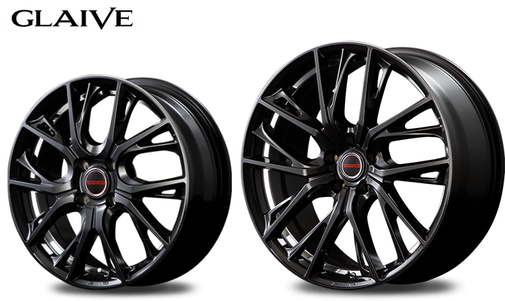 業販限定販売 新品 15インチ VERTEC ONE GLAIVE 5.5J+43 4-100 特選タイヤ 165/65R15 4本セット DBK/Rim Edge+UCDC 夏タイヤ_画像1