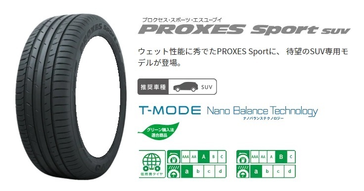 送料無料 業販品 新品 2本セット TOYO PROXES Sport SUV 235/65R17 タイヤのみ トーヨー プロクセス スポーツ 夏用 ラジアルタイヤ_画像1