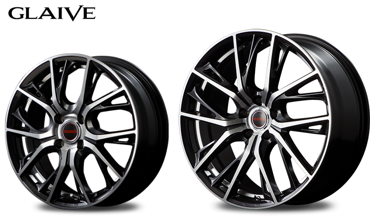 業販限定販売 新品 15インチ VERTEC ONE GLAIVE 5.5J+43 4-100 特選タイヤ 165/65R15 4本セット DBP/UCDC ブラポリ 夏タイヤ_画像1