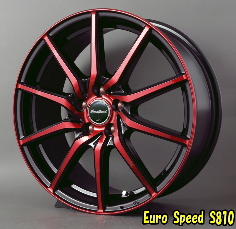 [業販限定販売] [新品] 冬用 EuroSpeed S810 [RED] 15インチ 軽用 ブリヂストン VRX2 165/55R15 ムーブ/タント/ワゴンR/N-BOX_画像2