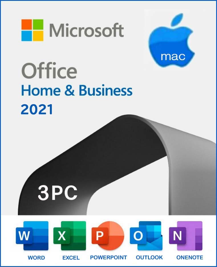 MAC版/ Microsoft Office Home and Business 2021/ 3PC正規品|跨買