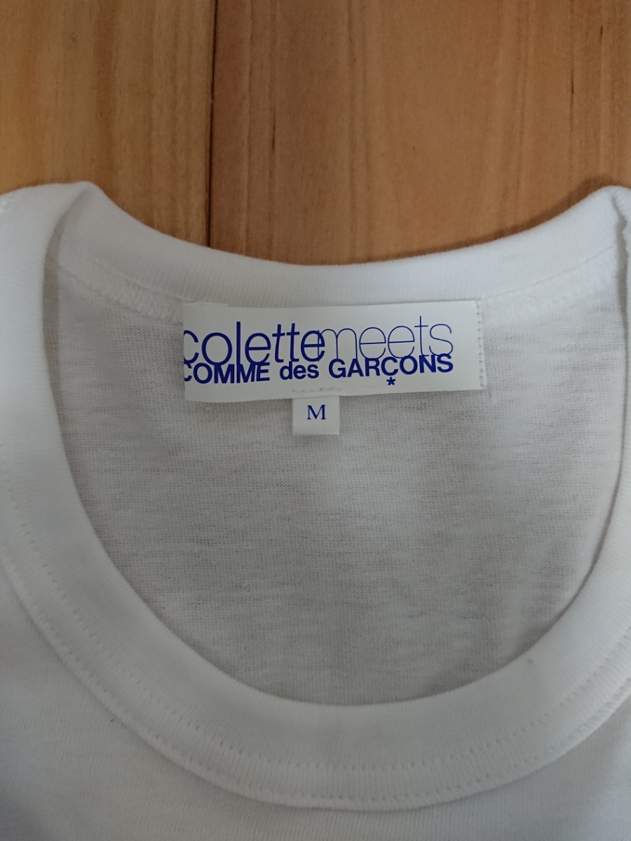 未使用レア 送料無料 colette meet COMMEdesGARCONS コレット×コム・デ・ギャルソン PLAY Tシャツ サイズM